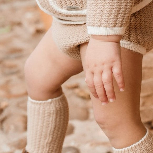 Rahigo Camel knitted socks - Rose & Albert