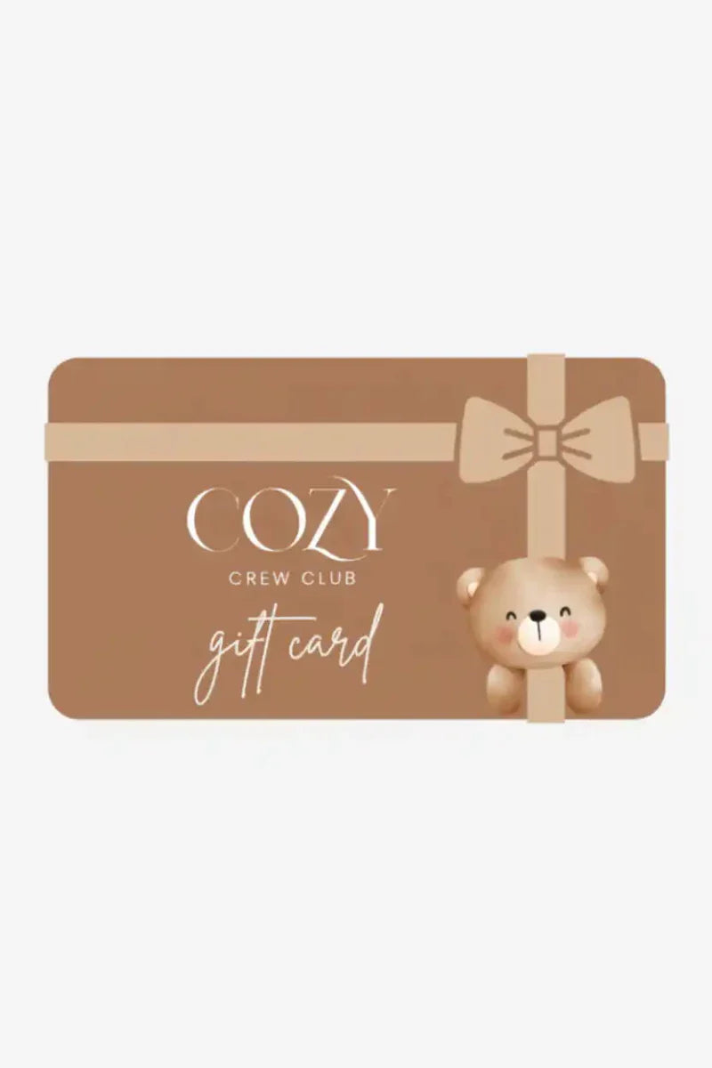 Digital Gift Card Cozy Crew Club - Cozy Crew Club