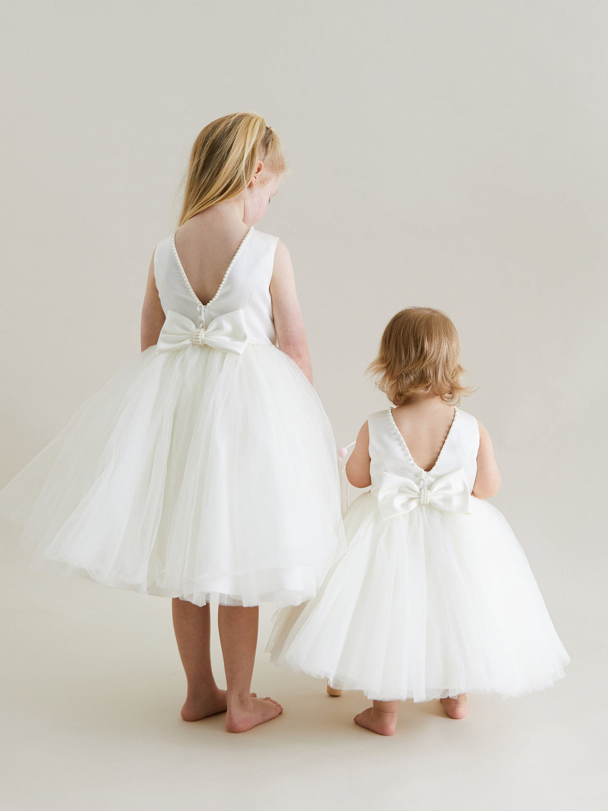 Sarah Louise Ivory Pearl Occasion Dress - Rose & Albert