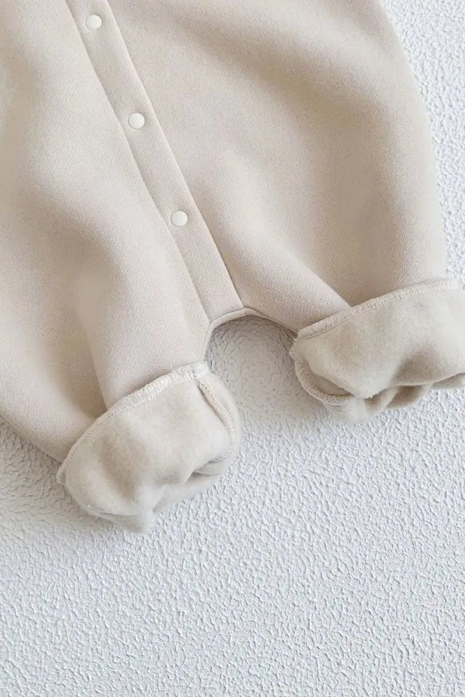 The Ultimate Bear Knitted Hooded Playsuit - Cozy Crew Club