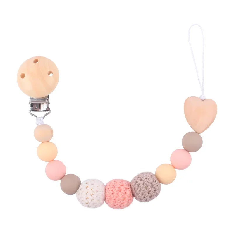 Pacifier Clip and Teether set