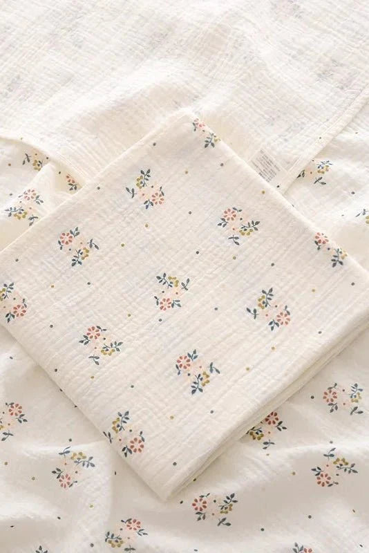 In Bloom Muslin Blanket Swaddle - Cozy Crew Club