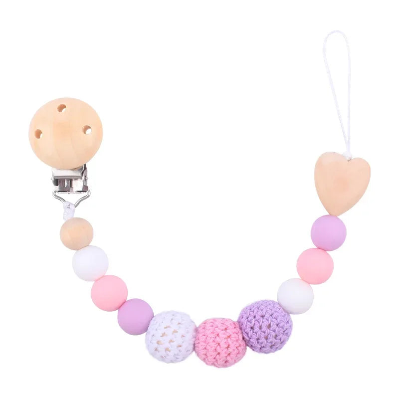 Pacifier Clip and Teether set