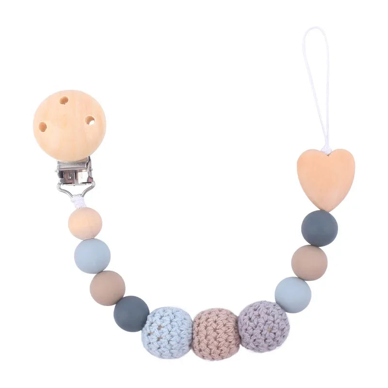 Pacifier Clip and Teether set