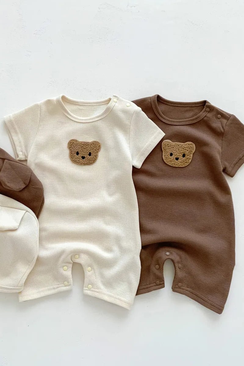 Cool Summer Bear & Bonnet Hat Set - Cozy Crew Club