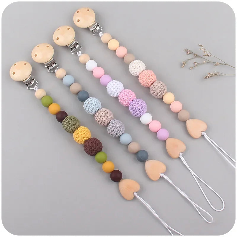 Pacifier Clip and Teether set
