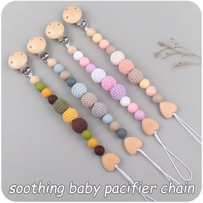 Pacifier Clip and Teether set