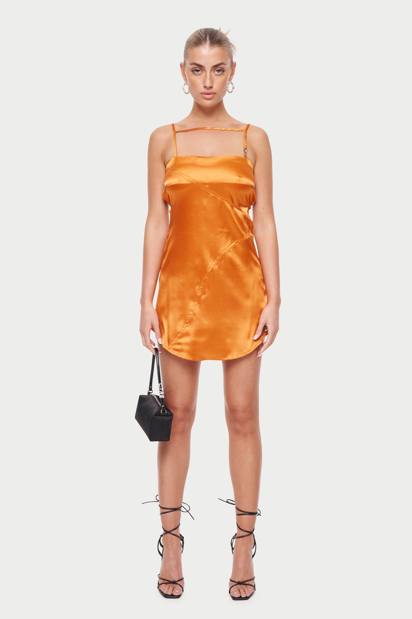 satin-strap-detail-mini-dress-orange