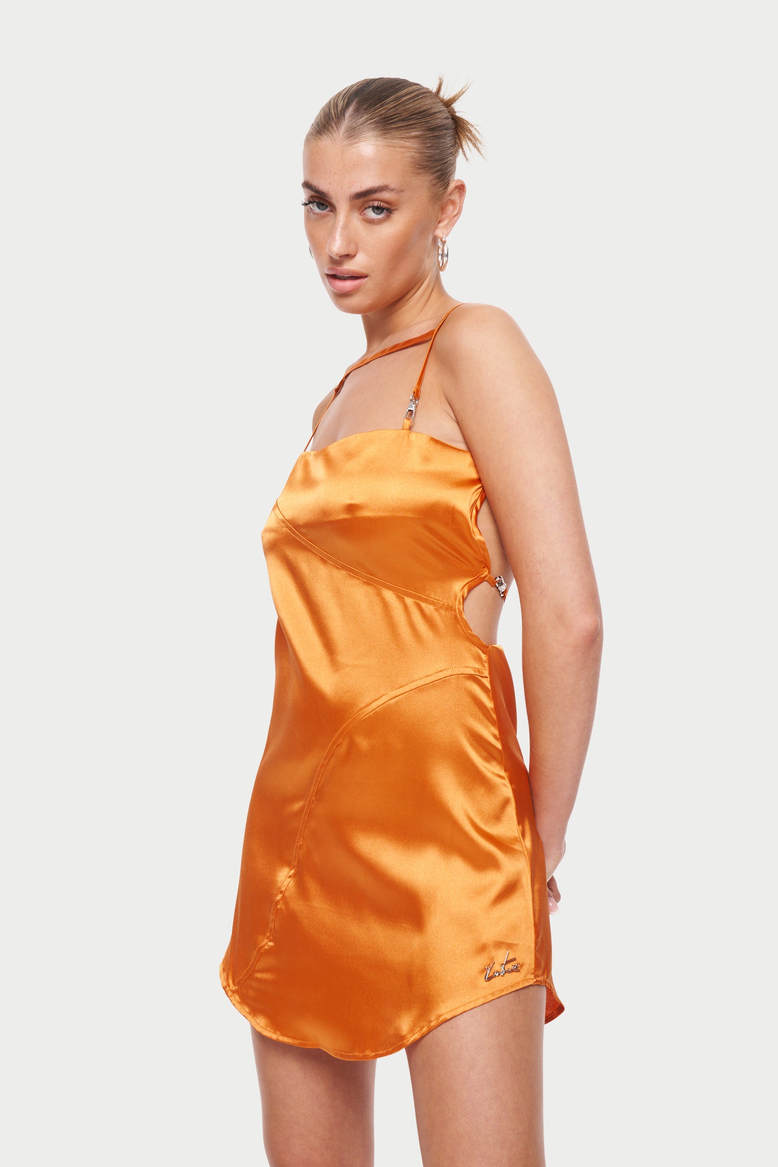 satin-strap-detail-mini-dress-orange