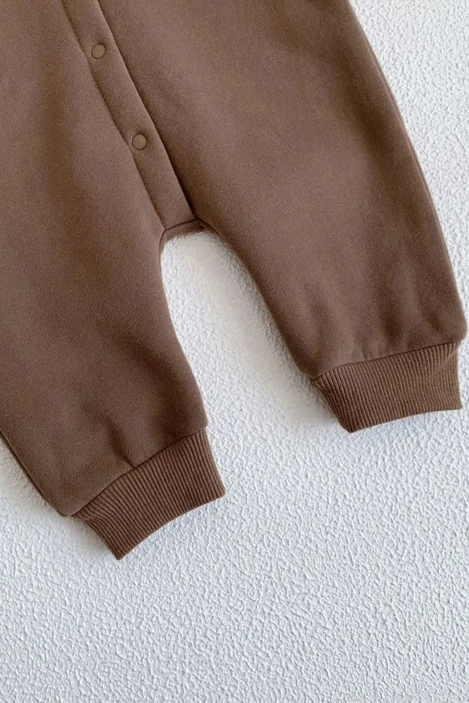 The Ultimate Bear Knitted Hooded Playsuit - Cozy Crew Club