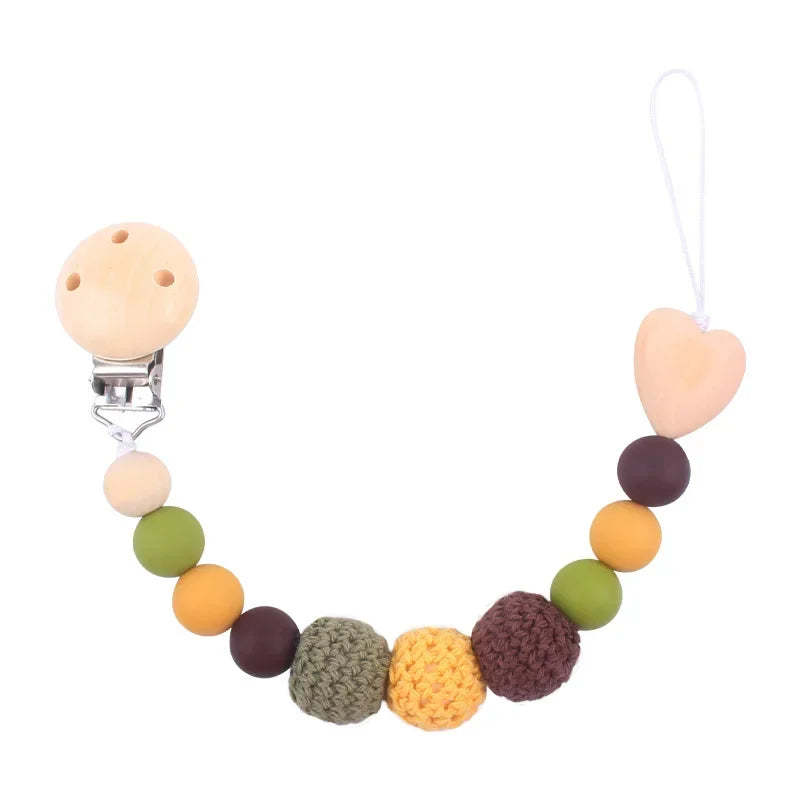 Pacifier Clip and Teether set