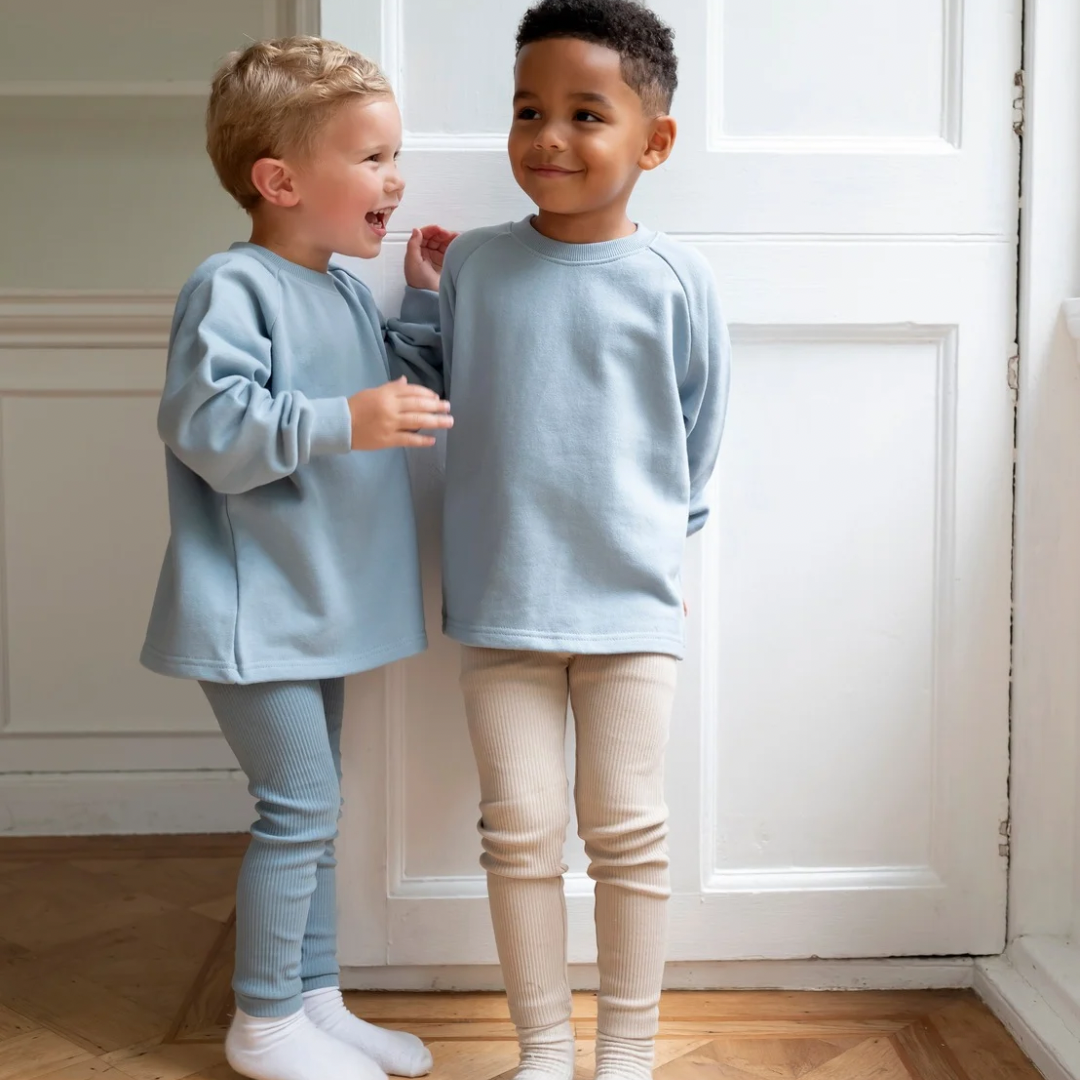 Cotton Sweatshirt in Blue