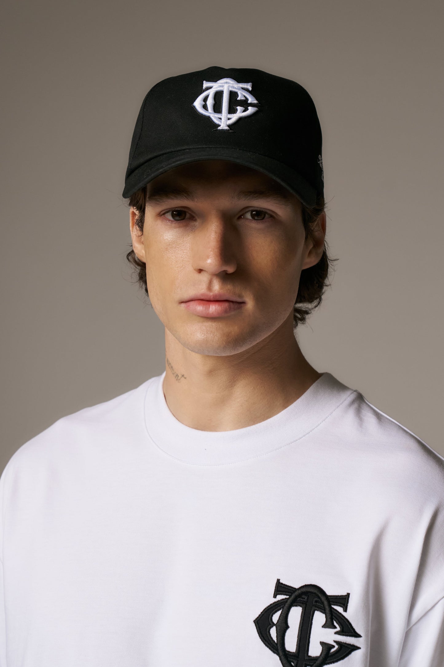 MONOGRAM CAP - BLACK