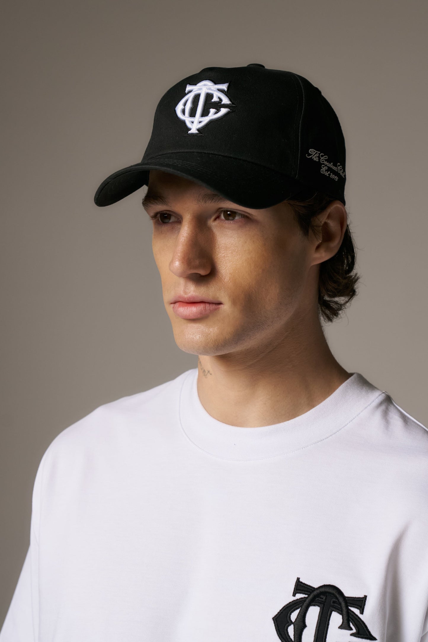 MONOGRAM CAP - BLACK