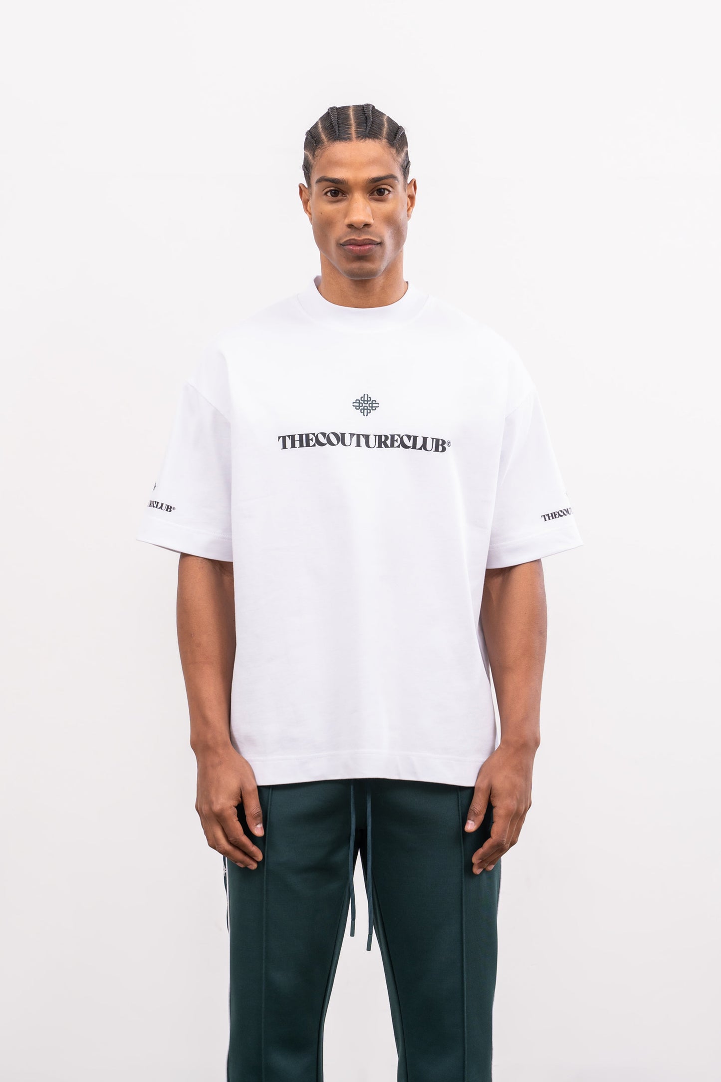 EMBLEM COPYRIGHT T-SHIRT - WHITE