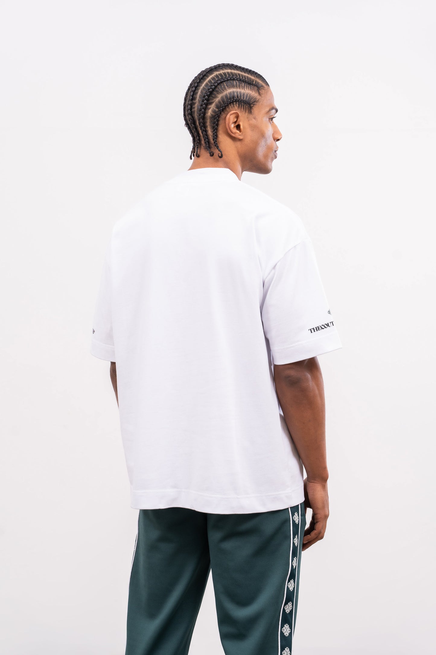 EMBLEM COPYRIGHT T-SHIRT - WHITE
