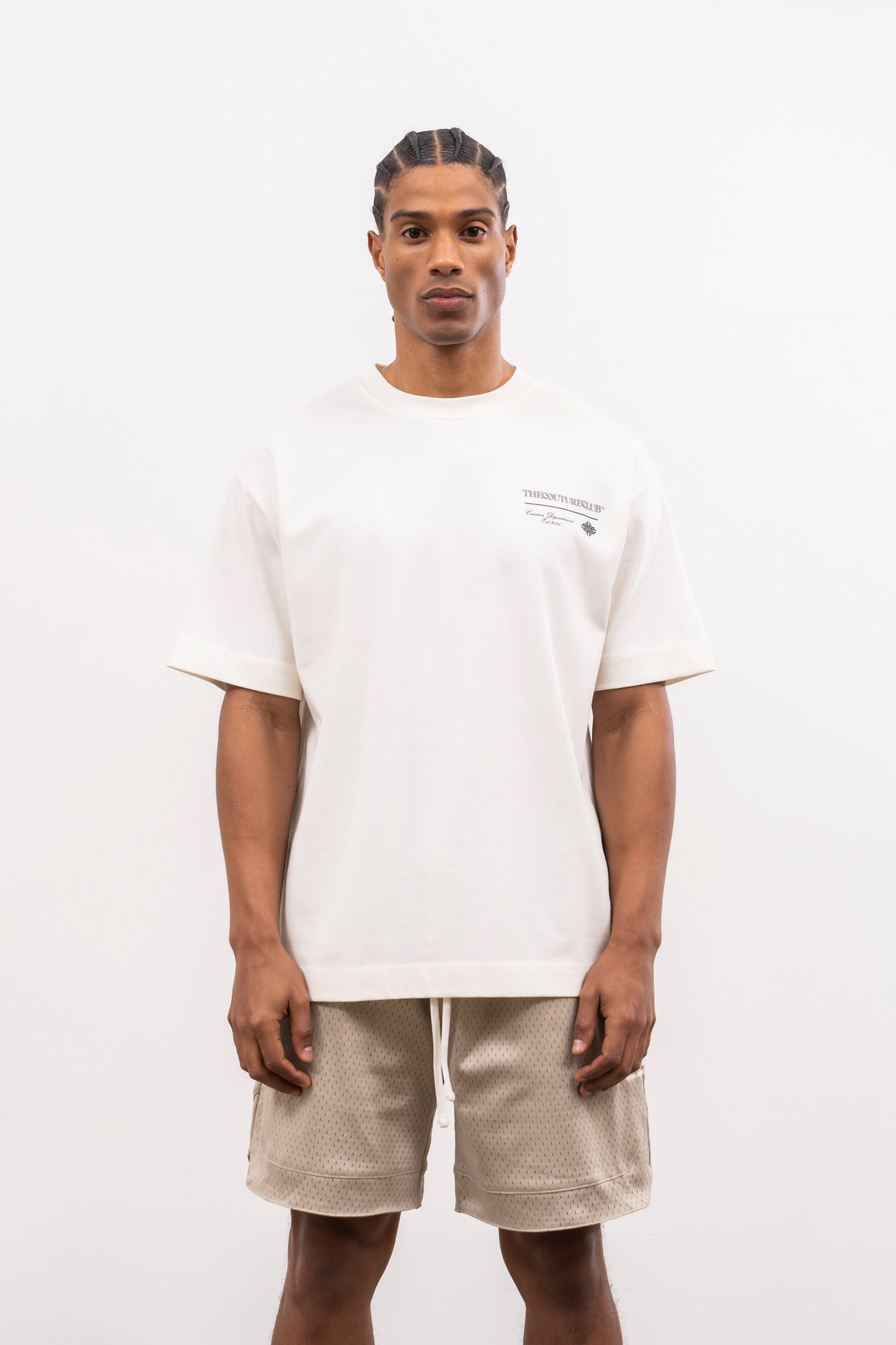 SCRIPT MULTI GRAPHIC T-SHIRT - OFF WHITE