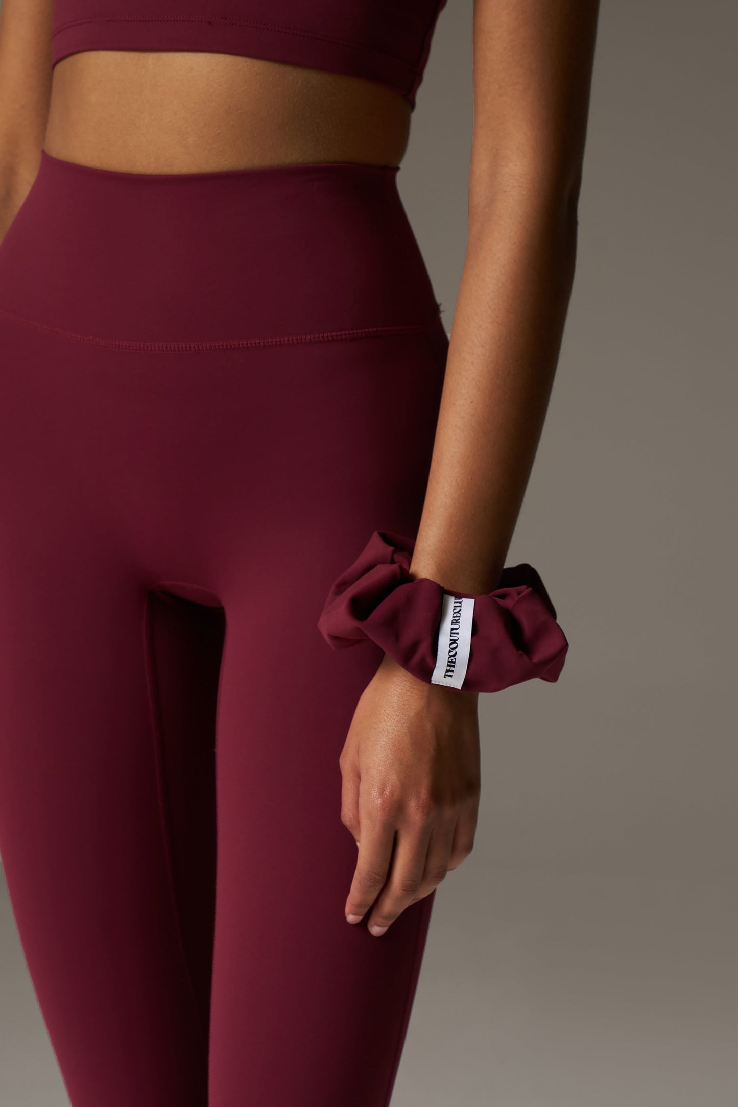SCULPT SCRUNCHIE - BURGUNDY