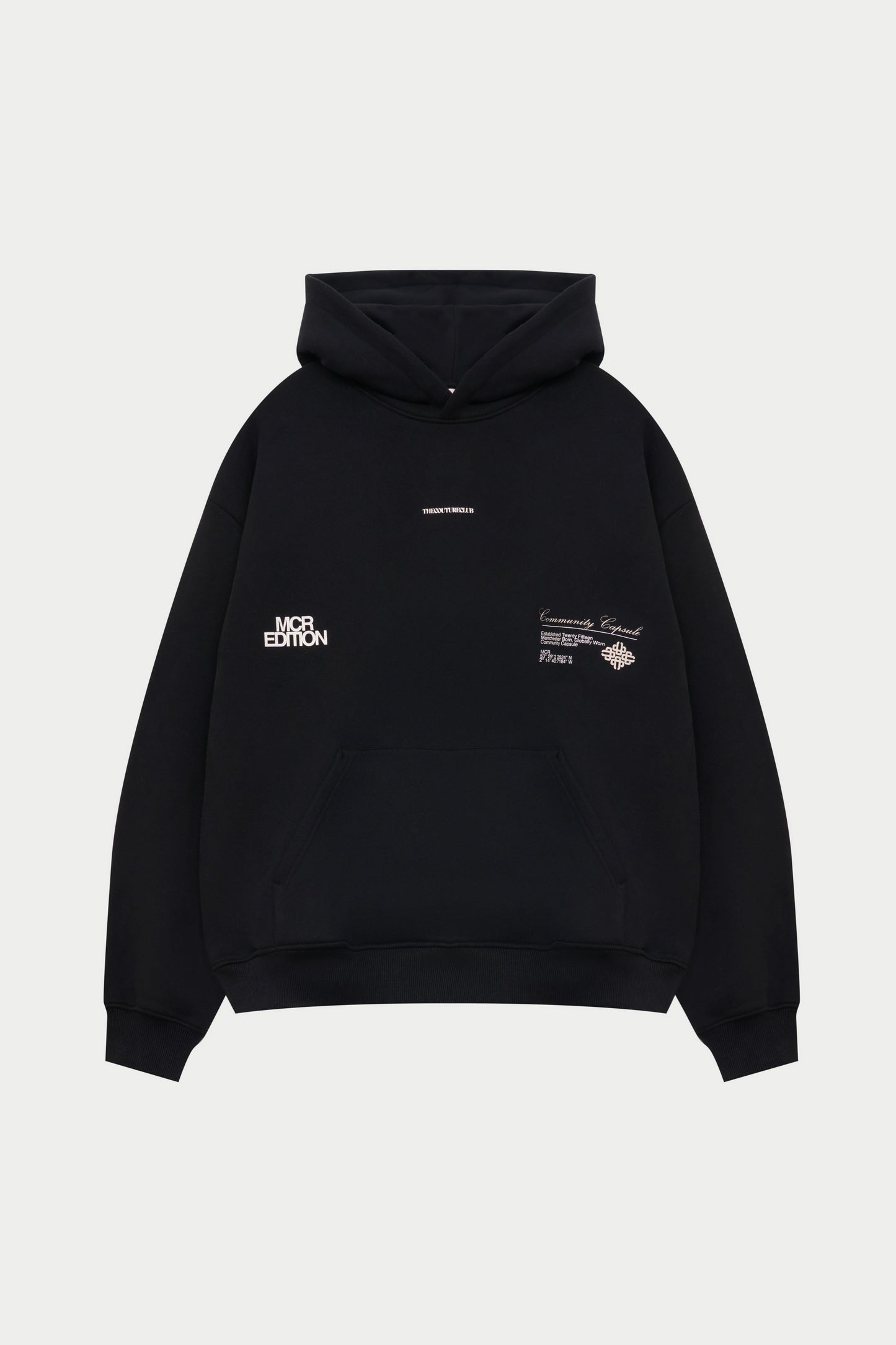 COMMUNITY CAPSULE HOODIE - BLACK