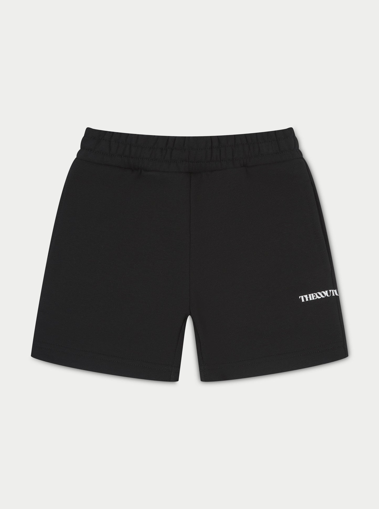 KIDS RAW SEAM SHORTS - BLACK
