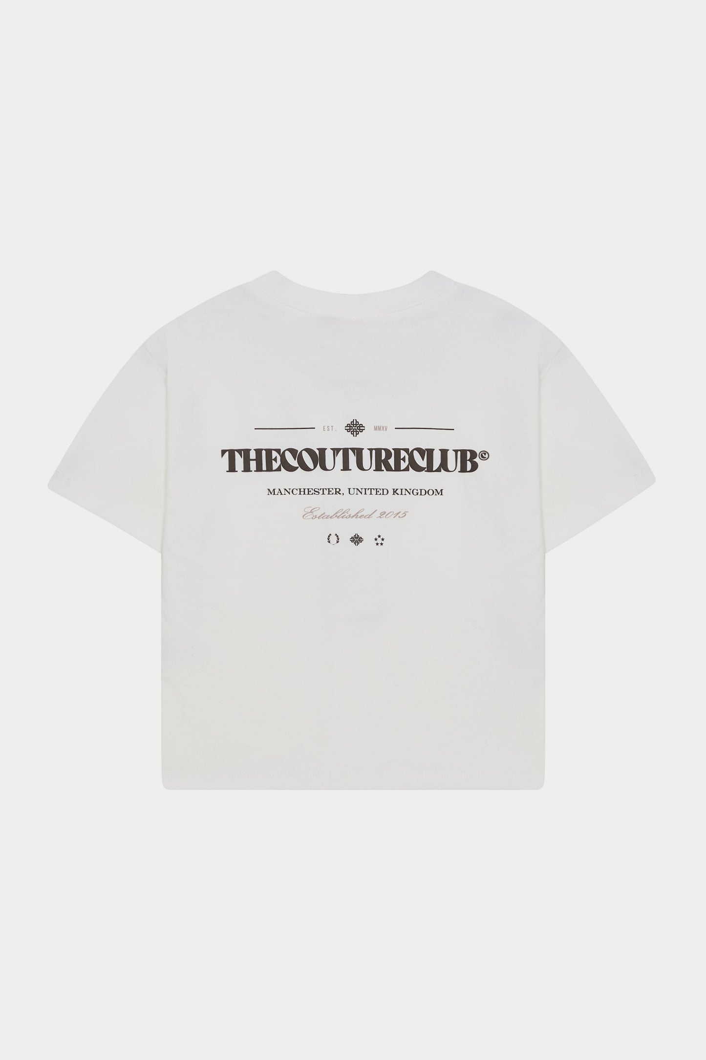 JUNIOR COPYRIGHT MULTI GRAPHIC T-SHIRT - OFF WHITE