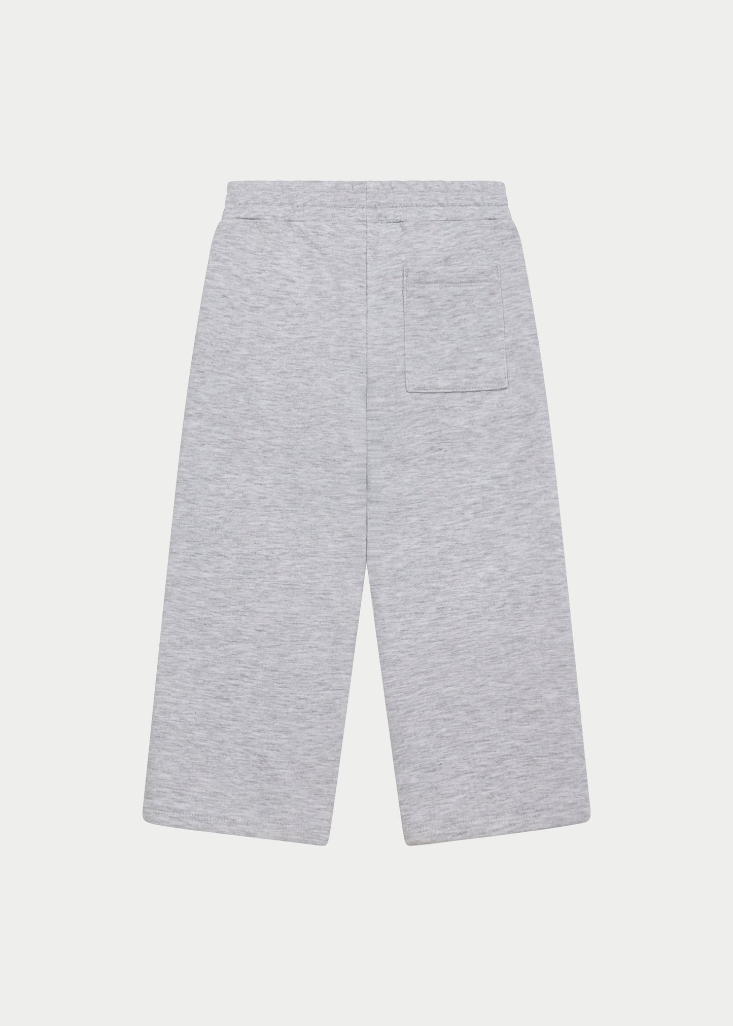 Kids Monogram Emblem Applique Joggers Marl in Grey