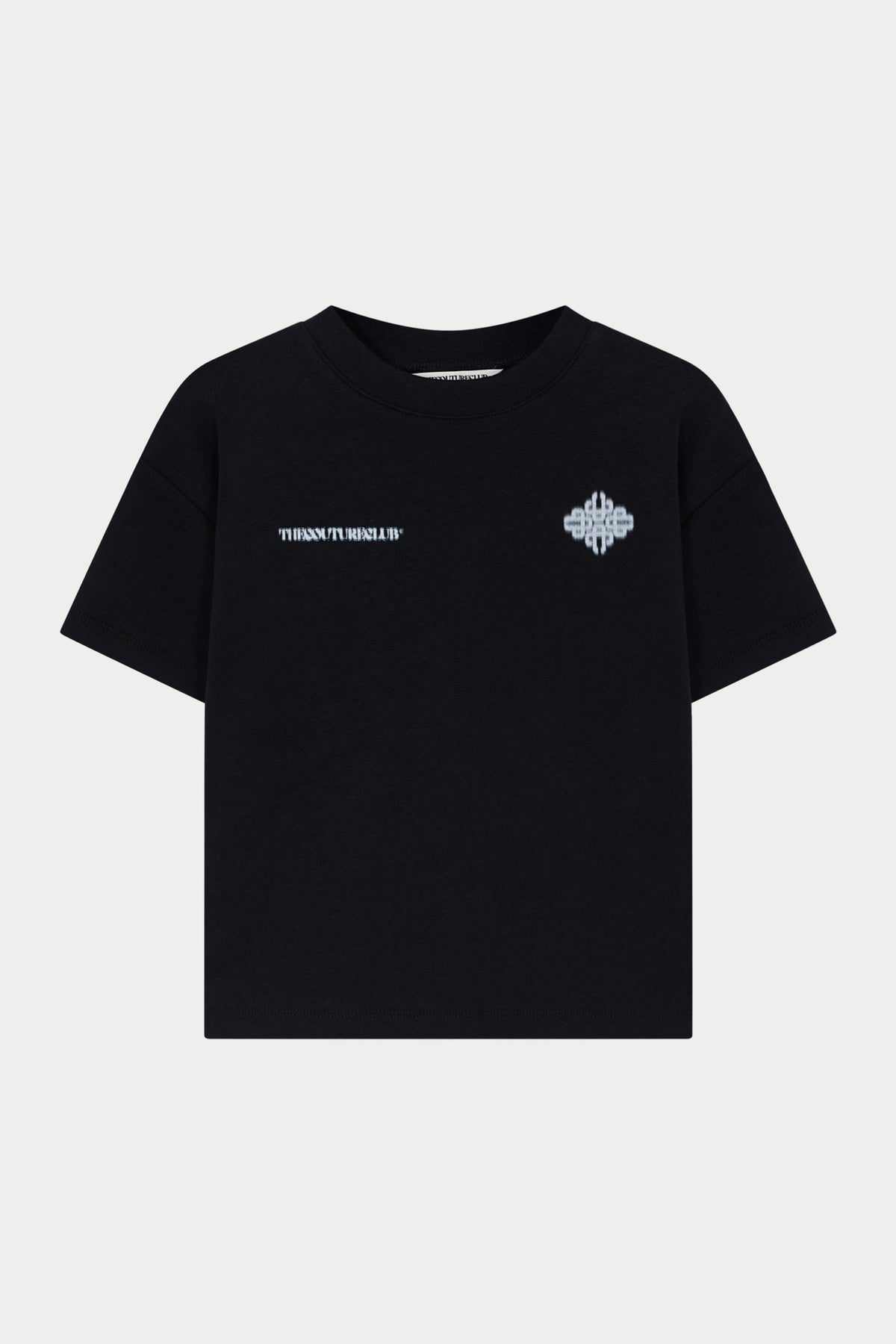JUNIOR MOTION BLURRED T-SHIRT - BLACK