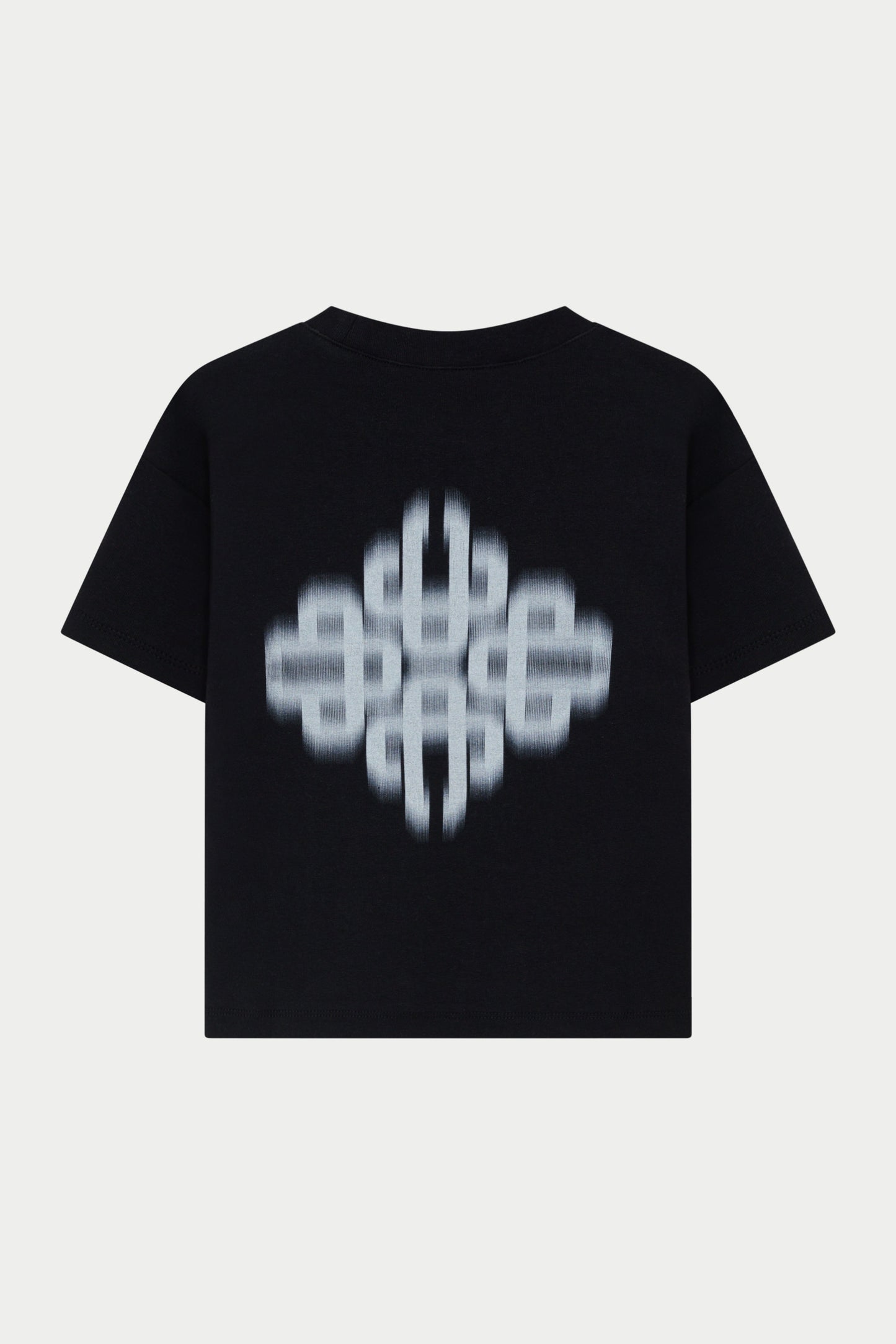 JUNIOR MOTION BLURRED T-SHIRT - BLACK