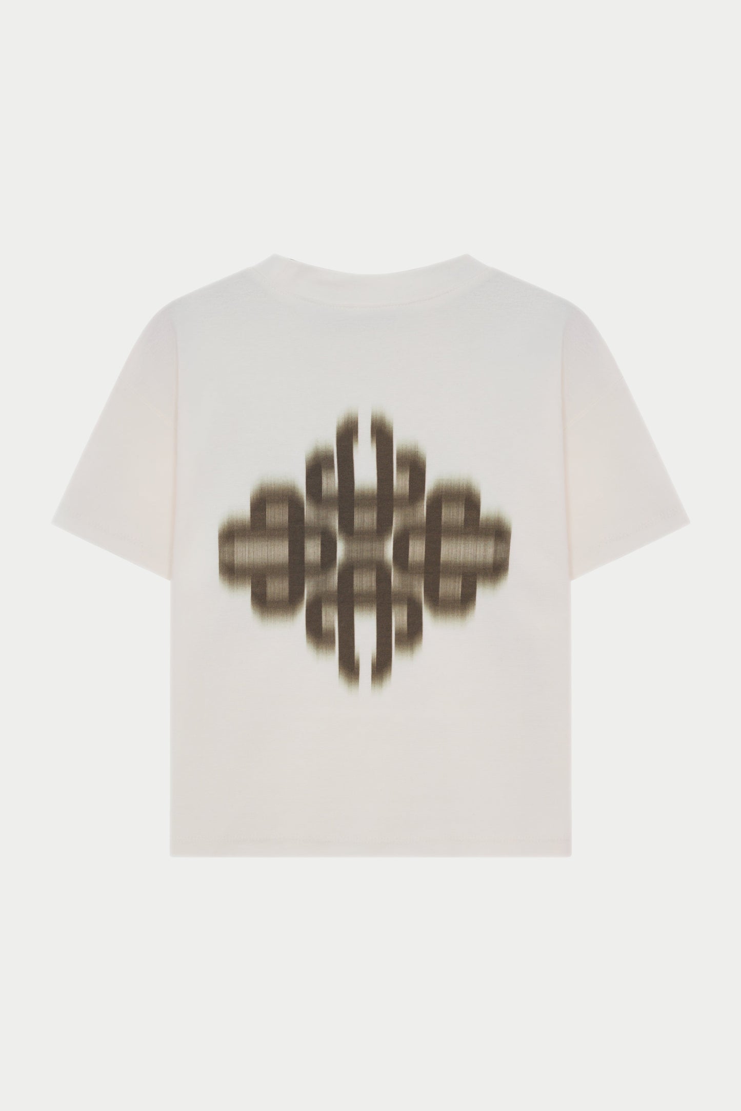 KIDS MOTION BLURRED T-SHIRT - OFF WHITE