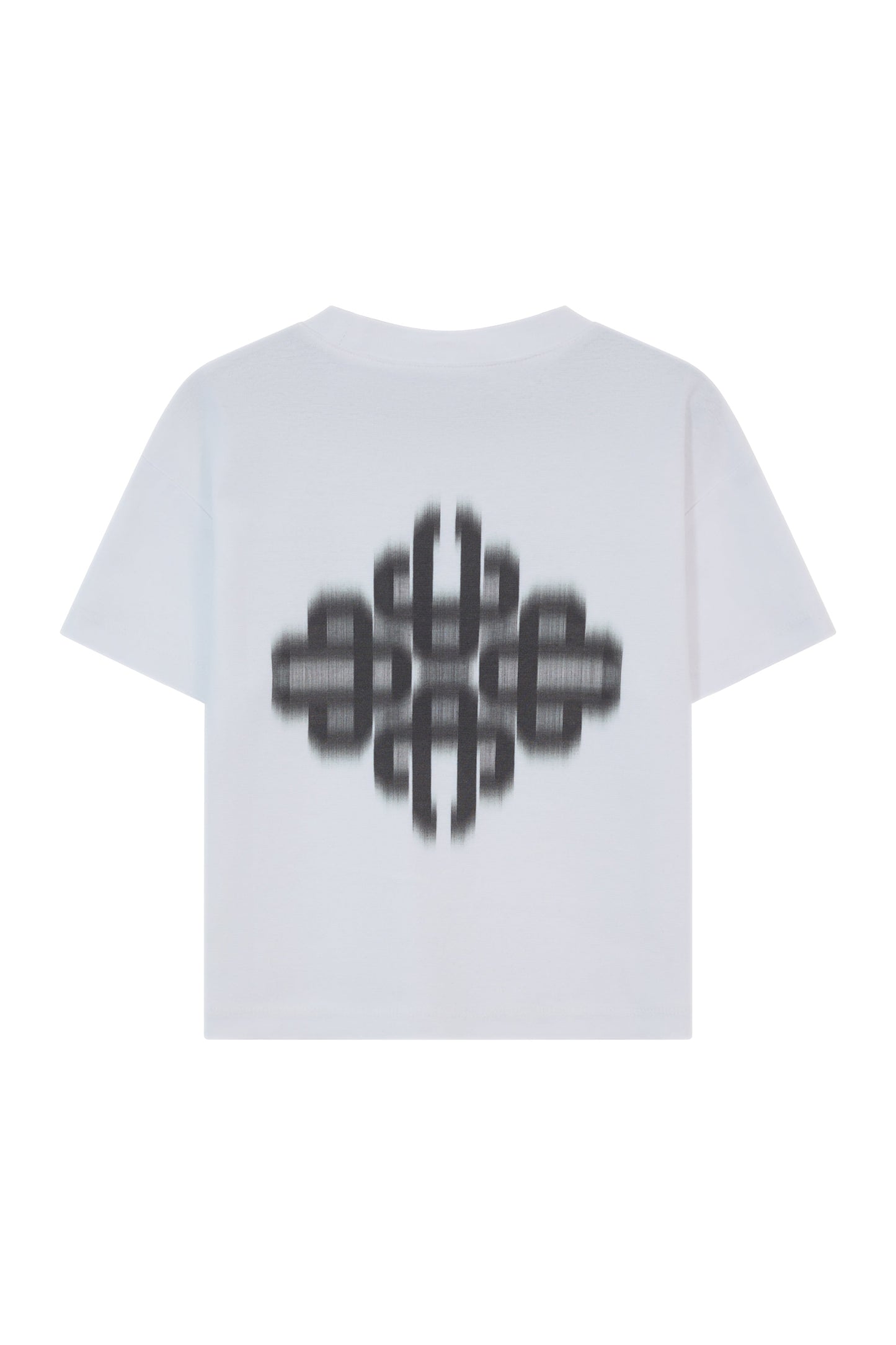 KIDS MOTION BLURRED T-SHIRT - WHITE