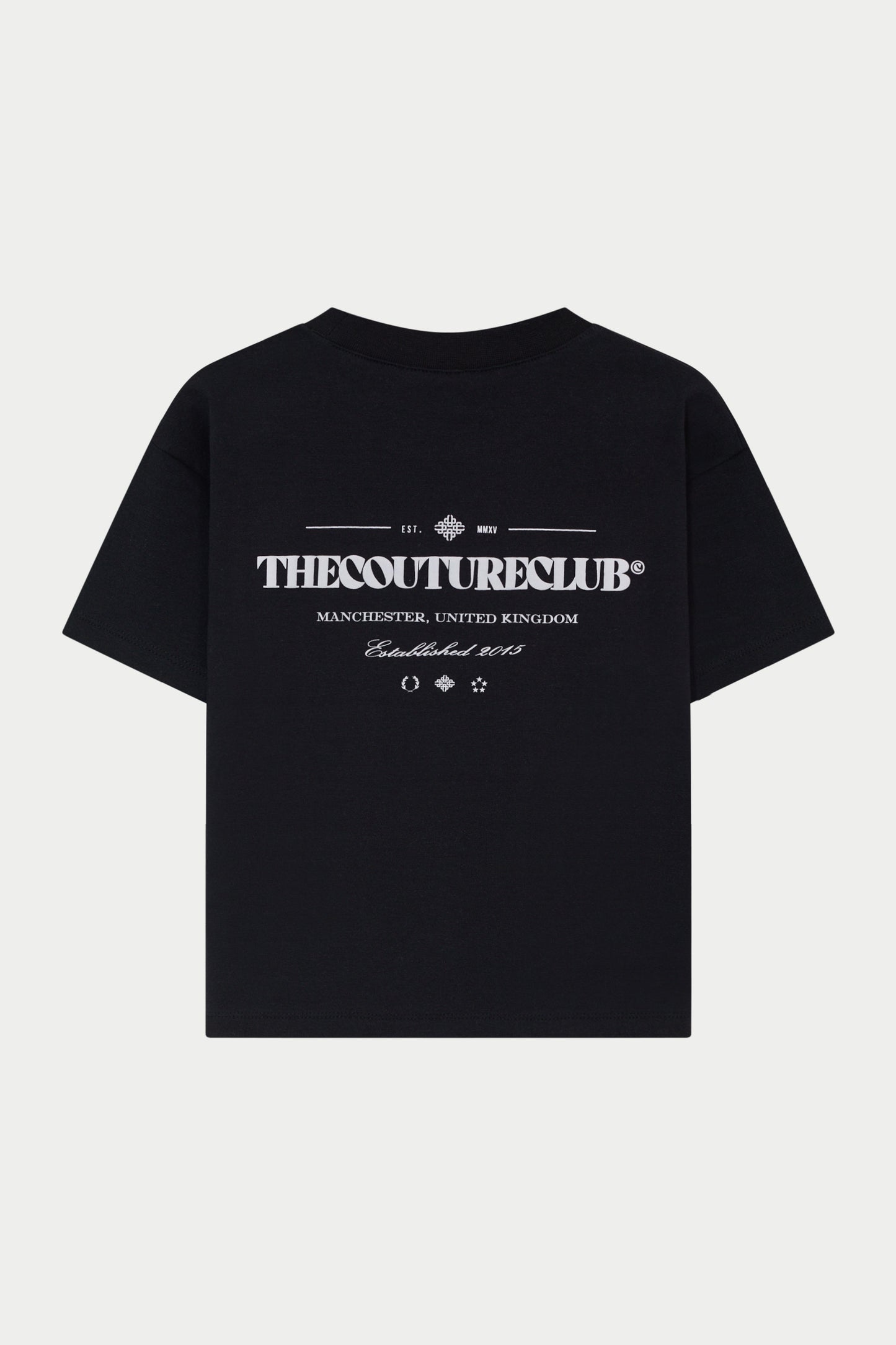 KIDS COPYRIGHT MULTI GRAPHIC T-SHIRT - BLACK