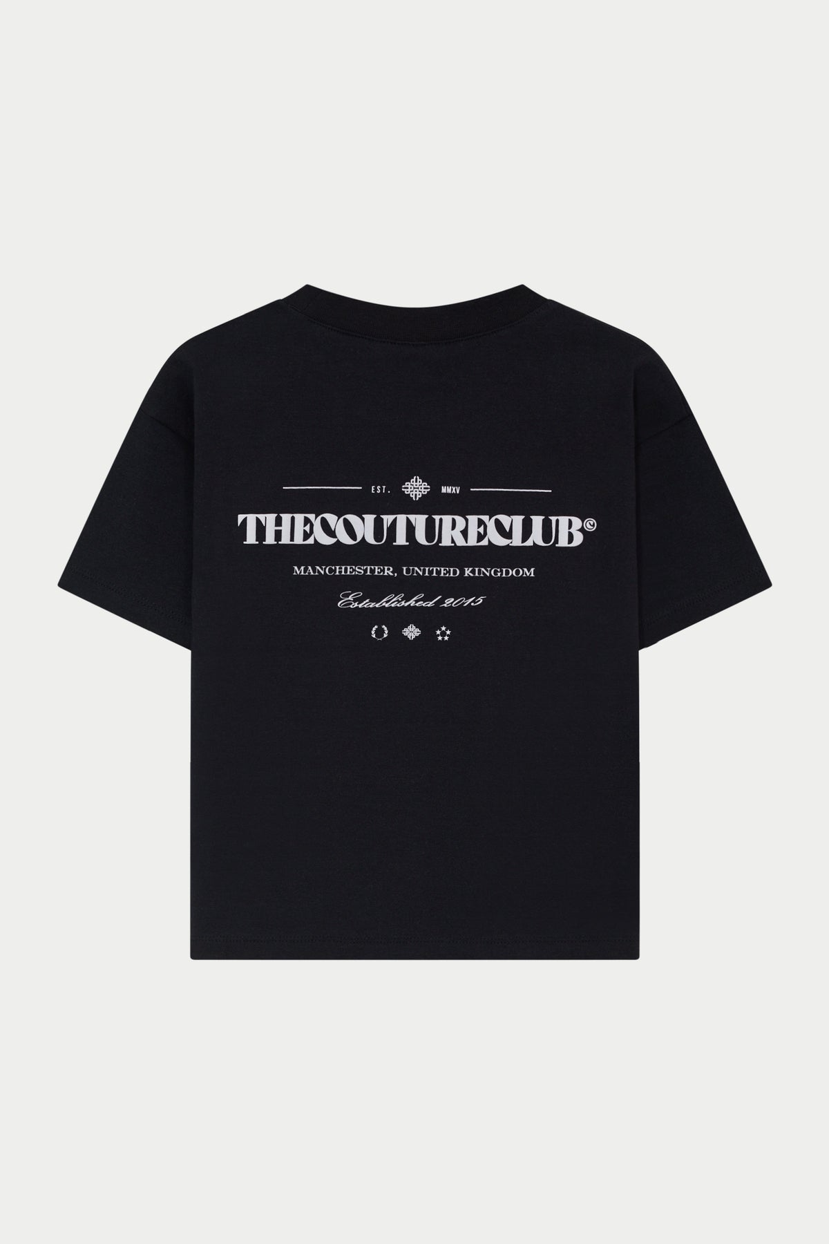 KIDS COPYRIGHT MULTI GRAPHIC T-SHIRT - BLACK