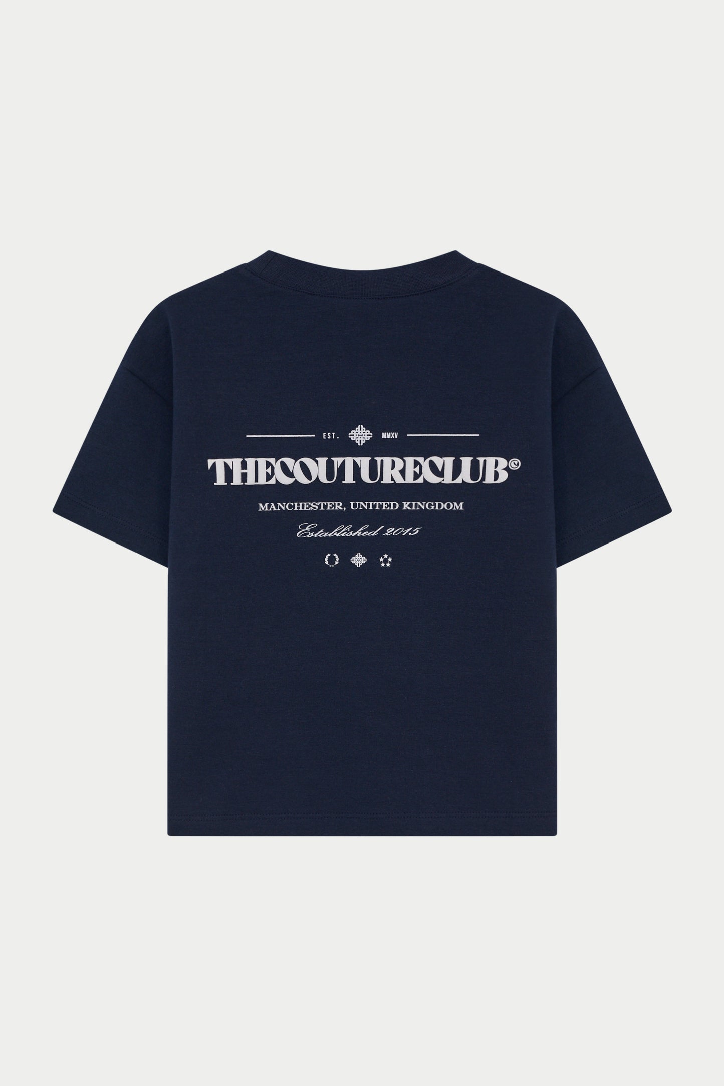 KIDS COPYRIGHT MULTI GRAPHIC T-SHIRT - NAVY