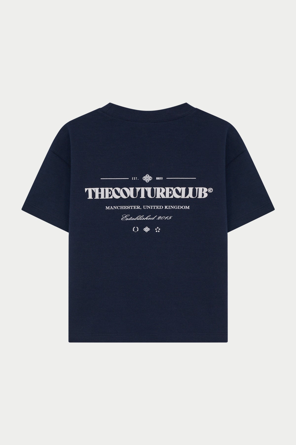 KIDS COPYRIGHT MULTI GRAPHIC T-SHIRT - NAVY