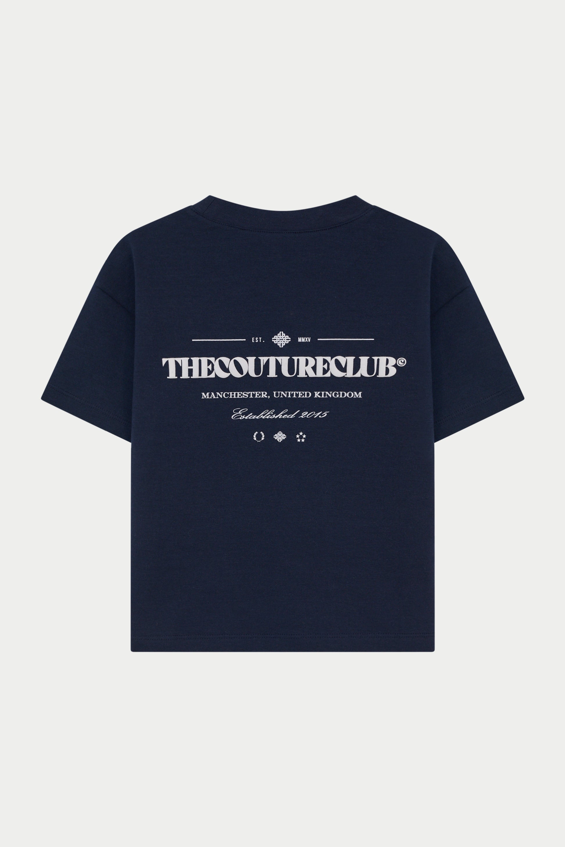 JUNIOR COPYRIGHT MULTI GRAPHIC T-SHIRT - NAVY