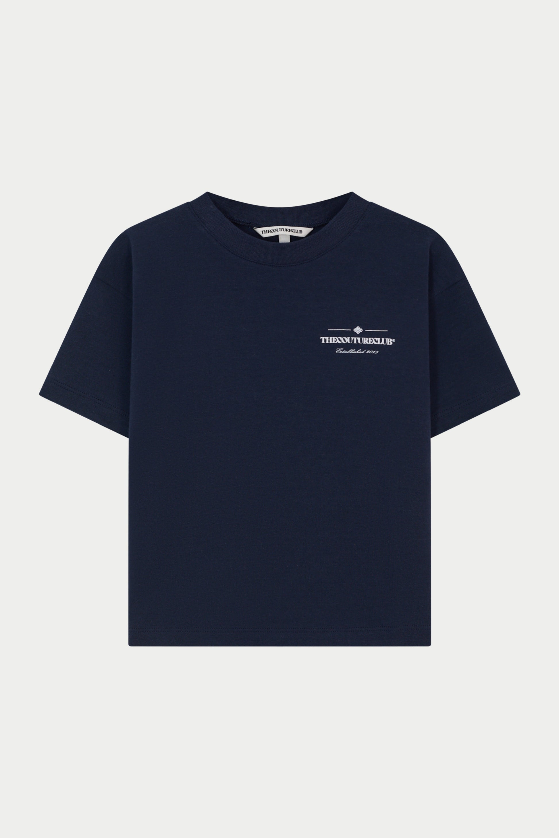 JUNIOR COPYRIGHT MULTI GRAPHIC T-SHIRT - NAVY