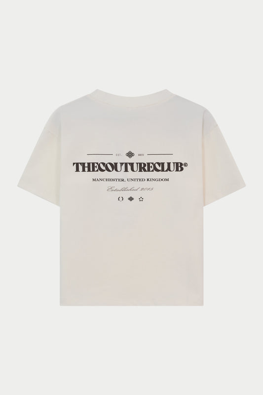 KIDS COPYRIGHT GRAPHIC T-SHIRT - OFF WHITE