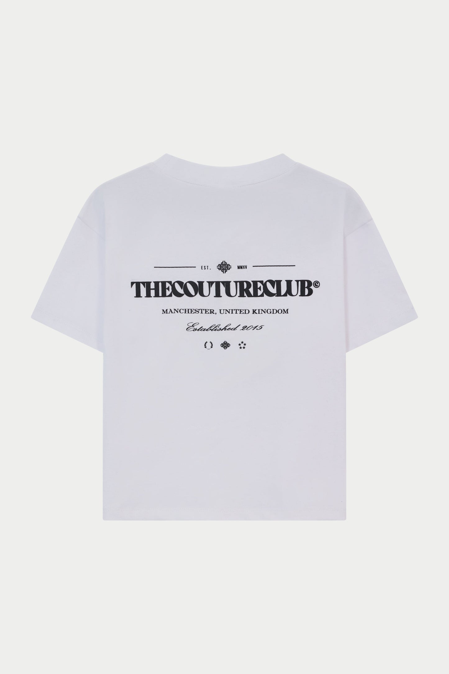 KIDS COPYRIGHT MULTI GRAPHIC T-SHIRT - WHITE