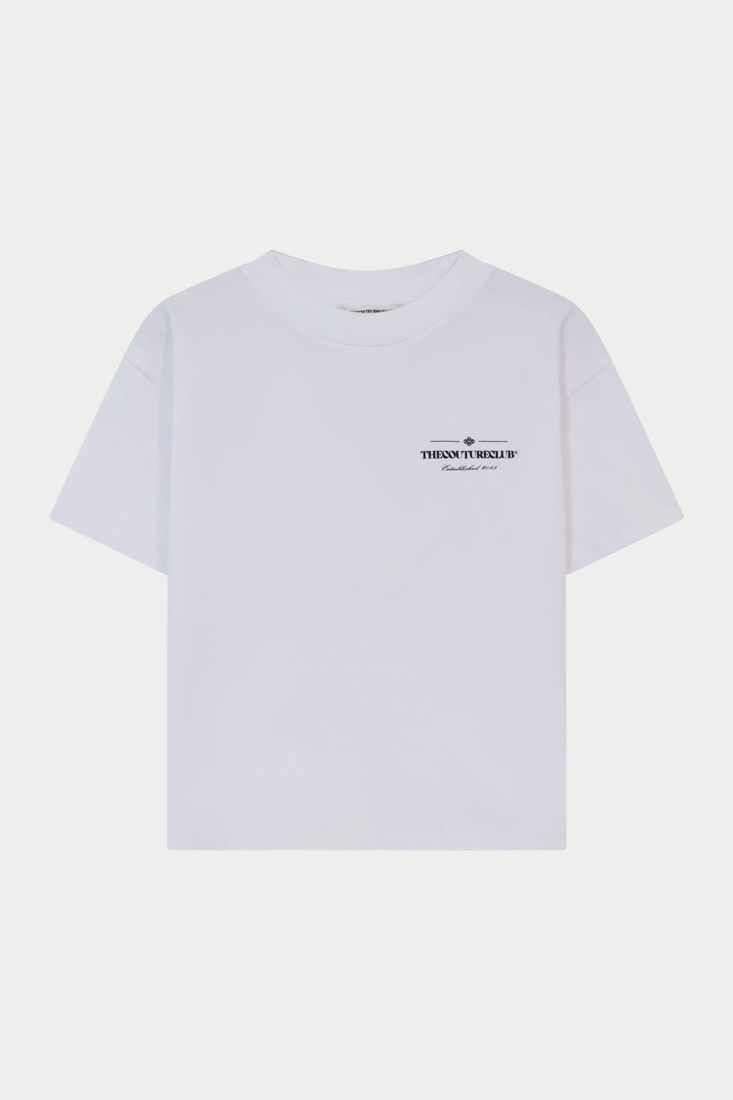 JUNIOR COPYRIGHT MULTI GRAPHIC T-SHIRT - WHITE