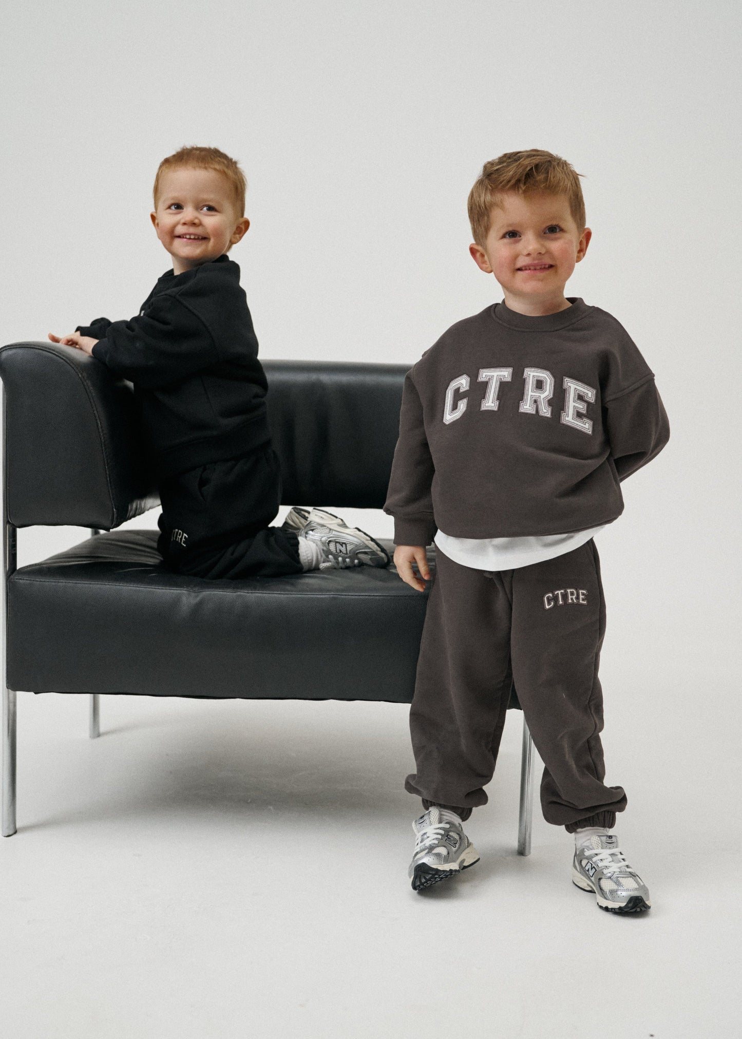 Kids Ctre Joggers in Brown