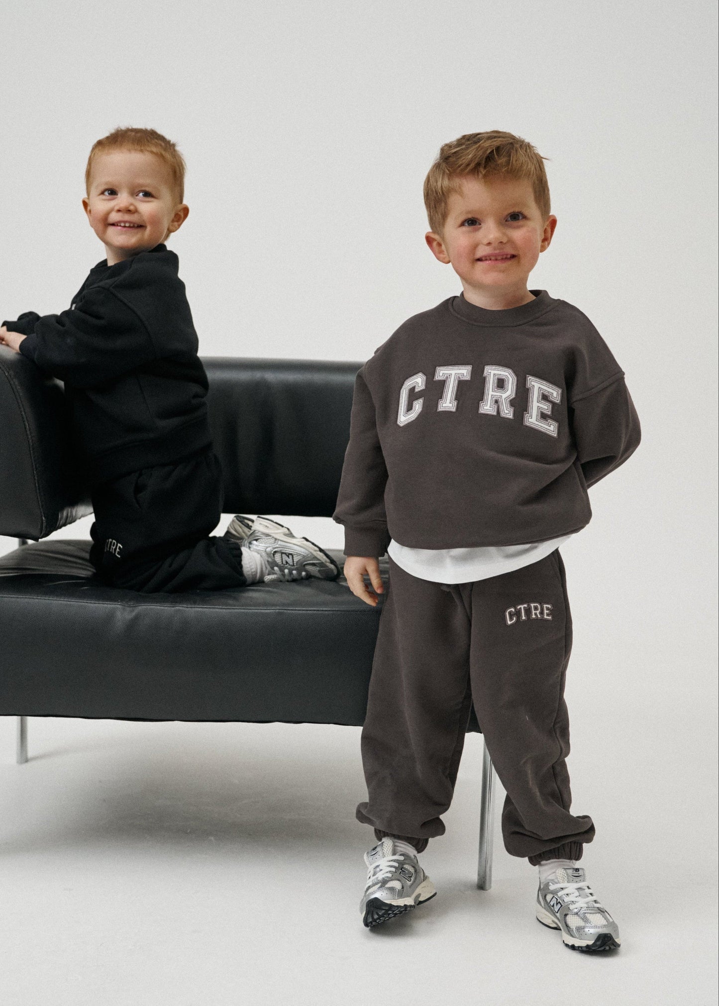 Junior Ctre Joggers in Brown