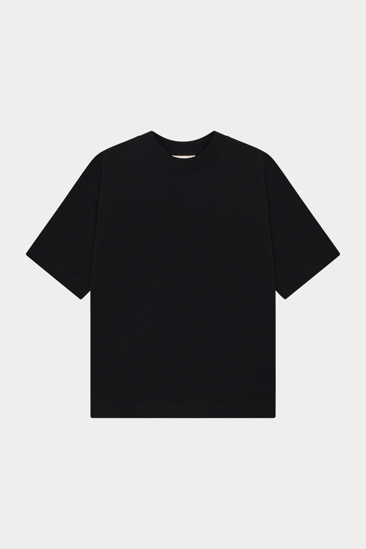 HEAVYWEIGHT BLANK T-SHIRT - BLACK