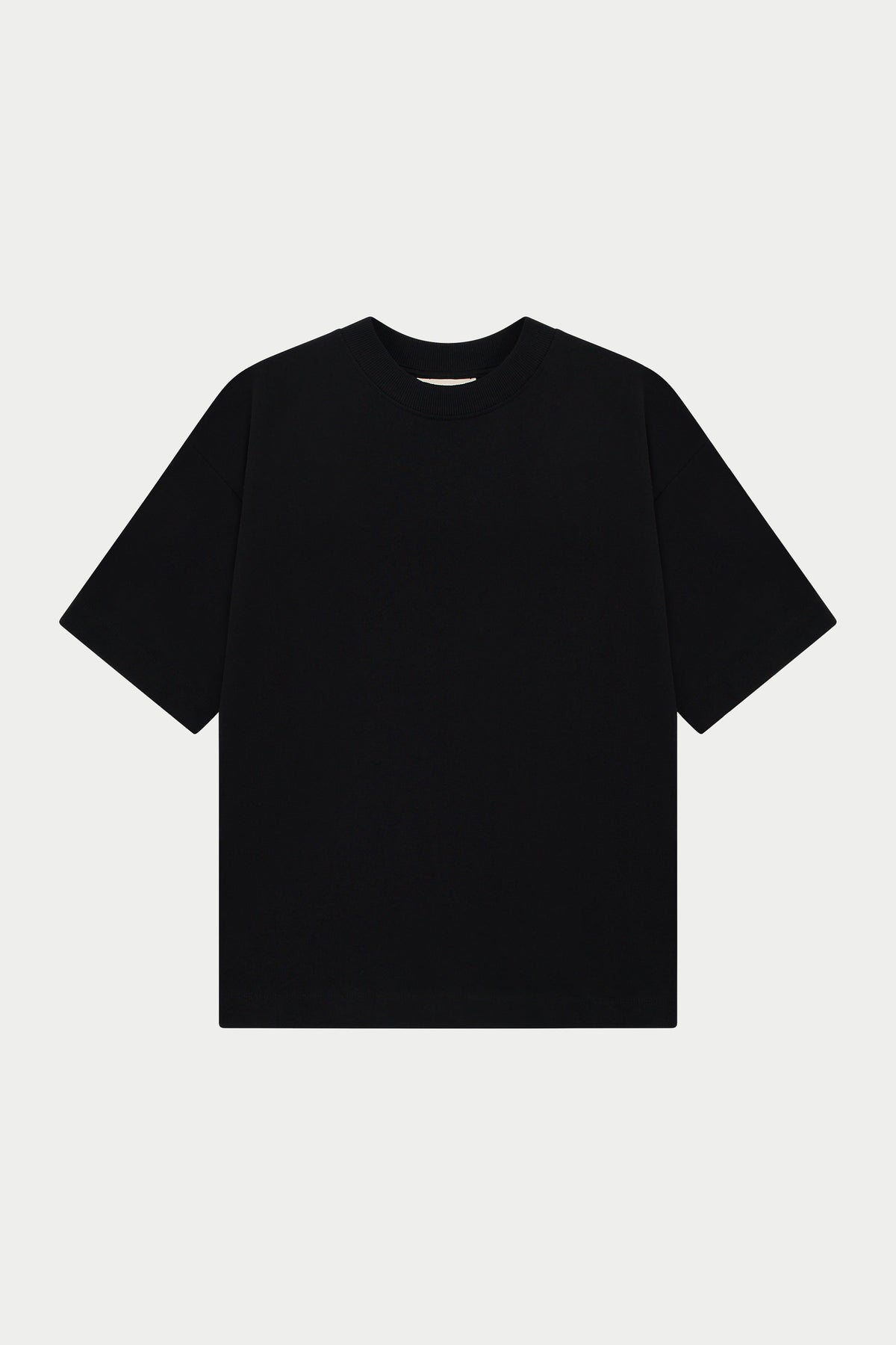 HEAVYWEIGHT BLANK T-SHIRT - BLACK