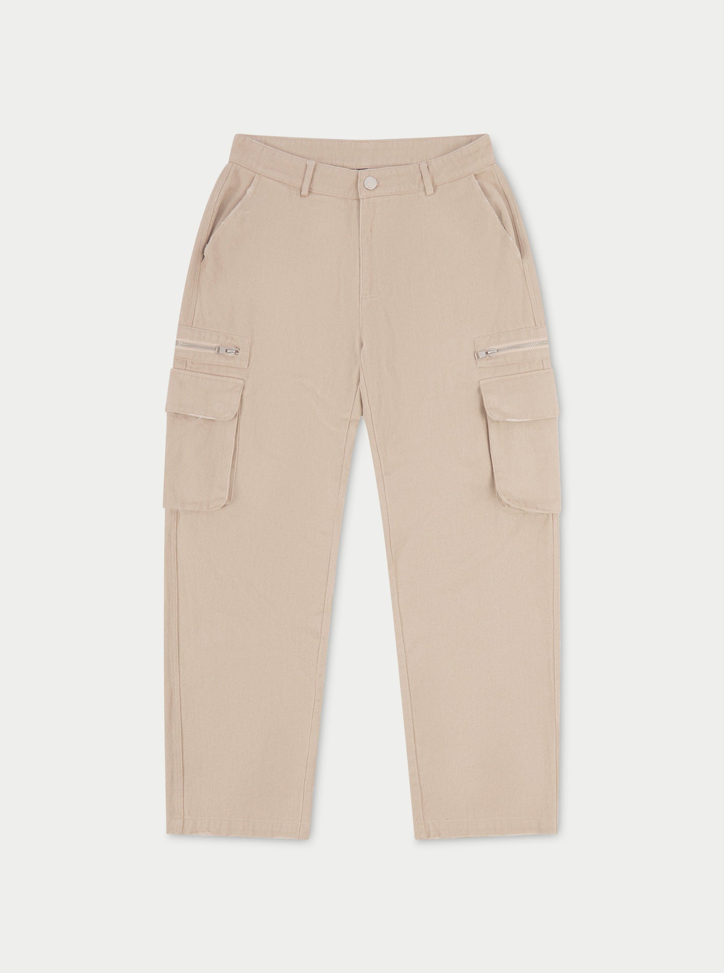 PATCH POCKET TWILL CARGOS - BEIGE