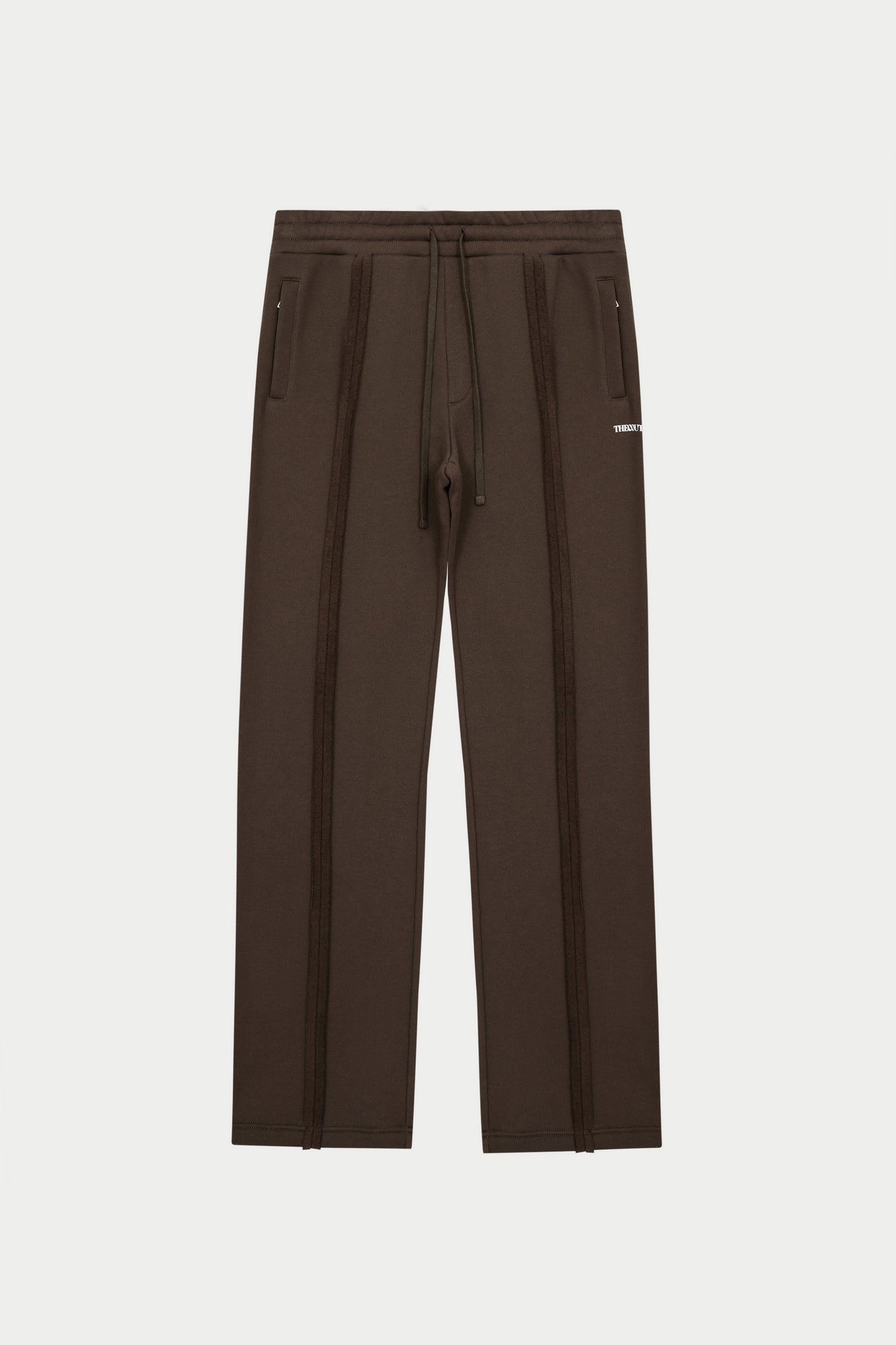 COPYRIGHT STRAIGHT LEG JOGGERS - BROWN