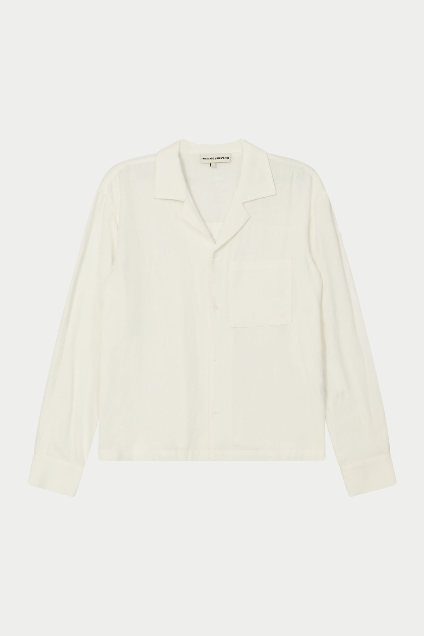 TEXTURED WOVEN SHIRT - WHITE