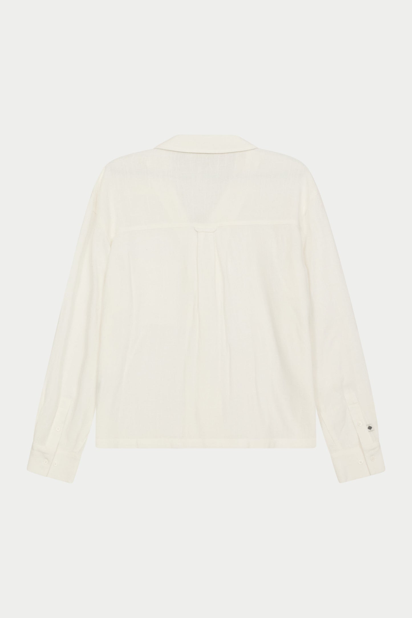TEXTURED WOVEN SHIRT - WHITE
