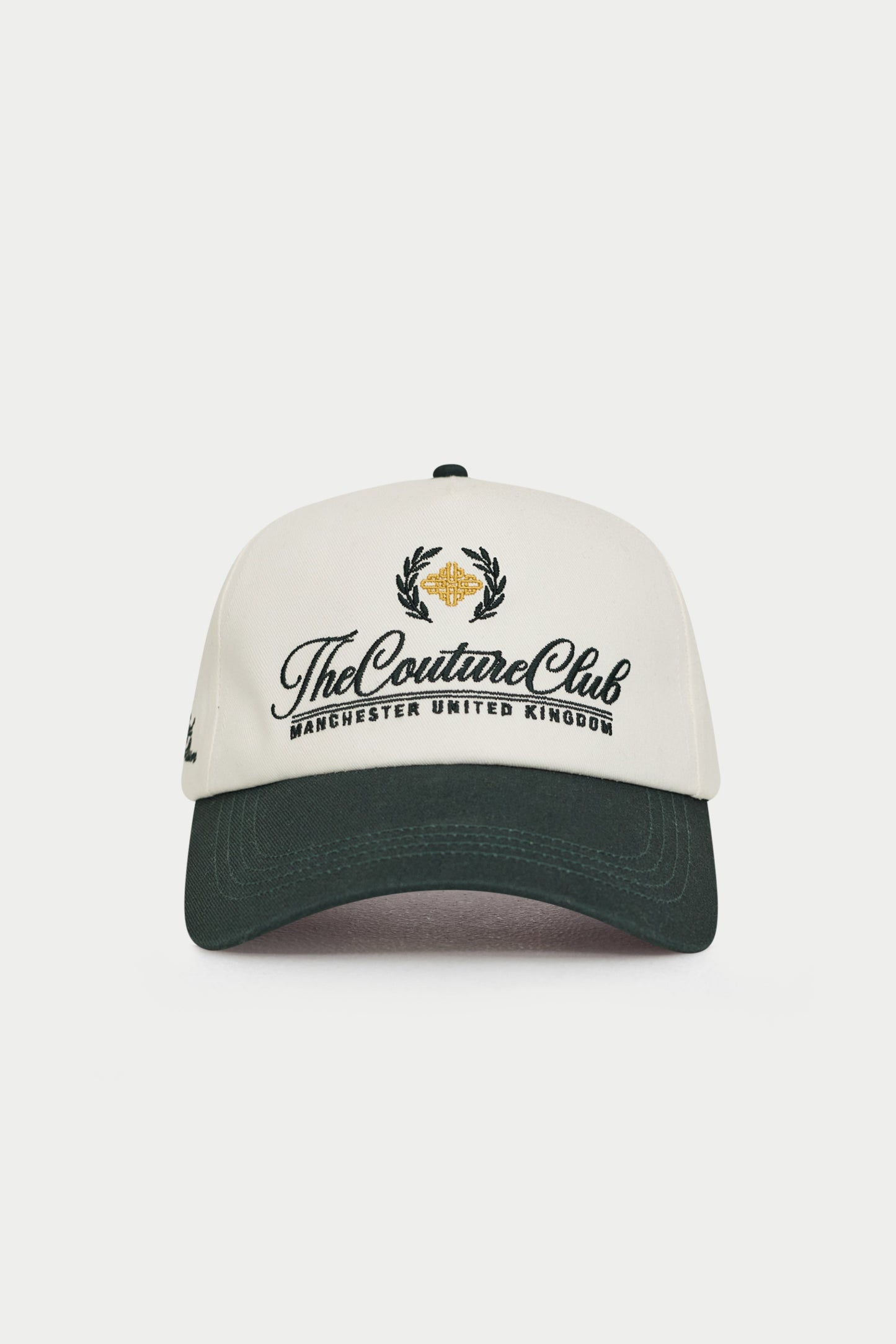 LAUREL EMBROIDERY CAP - FOREST GREEN