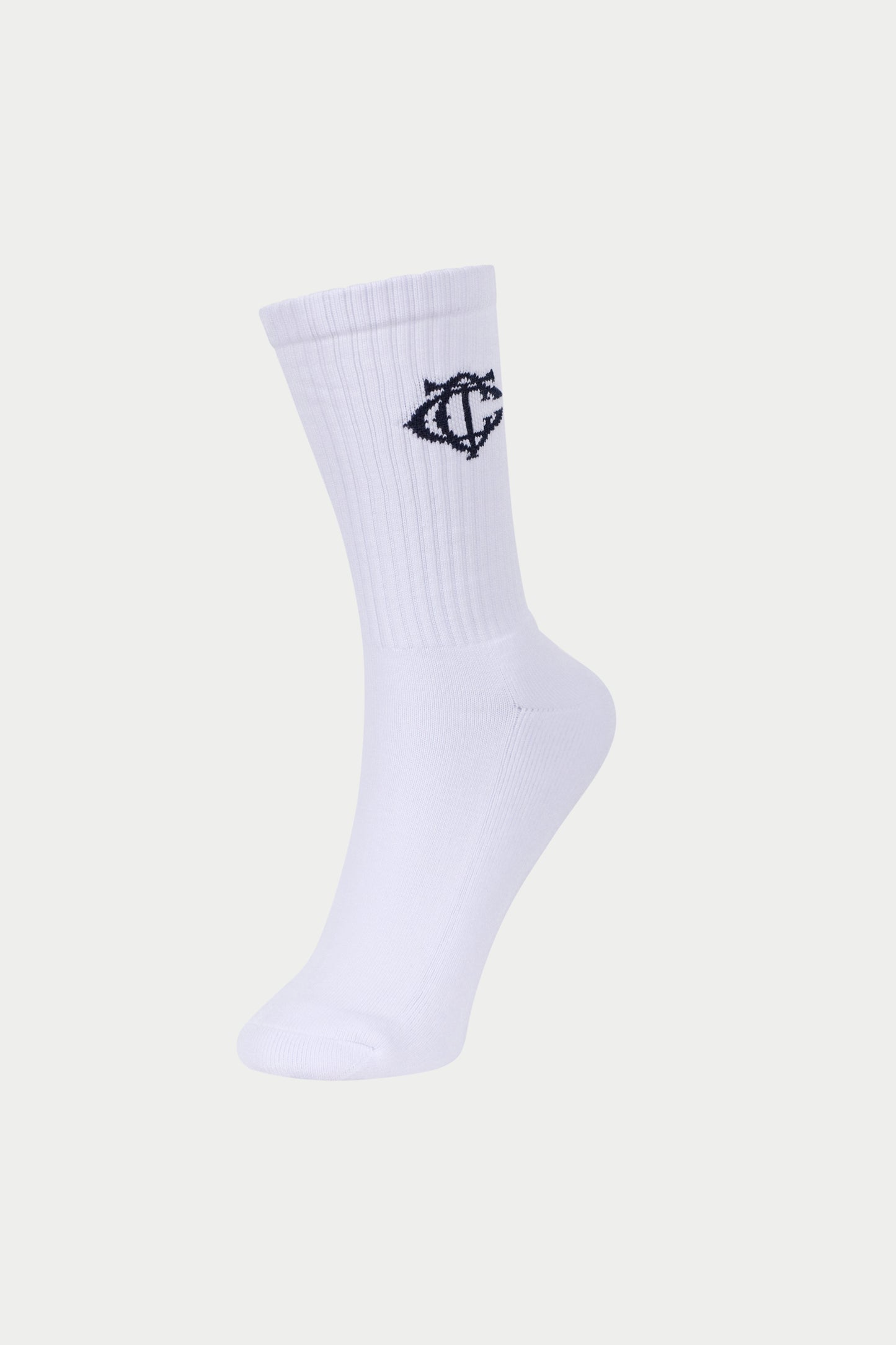 MONOGRAM EMBLEM SOCKS - NAVY