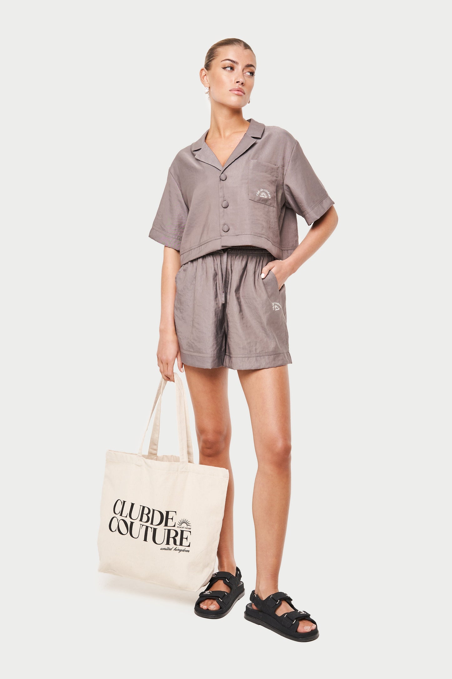 CLUB DE COUTURE RESORT SHIRT - MINK
